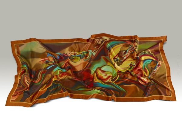 Fashion Silk Scarf 1 | Luxury Designer Silk Scarves for Women’s by Hazelglow Store
