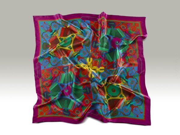 Fashion Silk Scarf 6 | Luxury Designer Silk Scarves for Women’s by Hazelglow Store