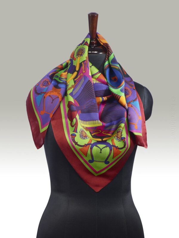 Fashion Silk Scarf 7 | Luxury Designer Silk Scarves for Women’s by Hazelglow Store
