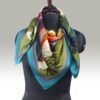 Fashion Silk Scarf 9 | Luxury Designer Silk Scarves for Women’s by Hazelglow Store