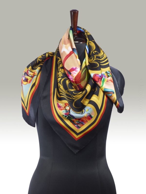 Fashion Silk Scarf 12 | Luxury Designer Silk Scarves for Women’s by Hazelglow Store