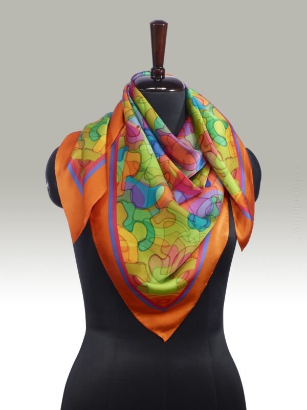 Fashion Silk Scarf 16 | Luxury Designer Silk Scarves for Women’s by Hazelglow Store
