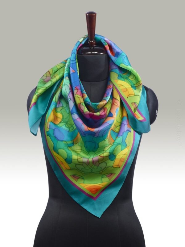 Fashion Silk Scarf 17 | Luxury Designer Silk Scarves for Women’s by Hazelglow Store