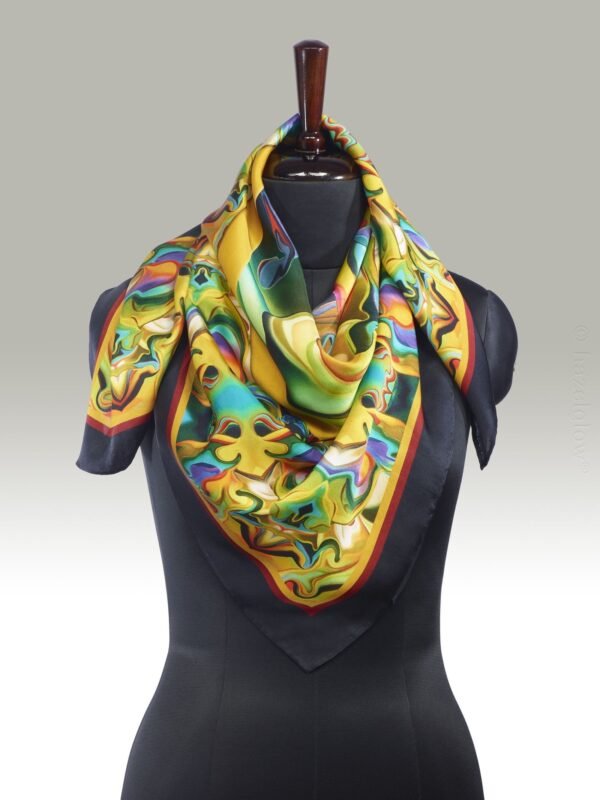 Fashion Silk Scarf 23 | Luxury Designer Silk Scarves for Women’s by Hazelglow Store