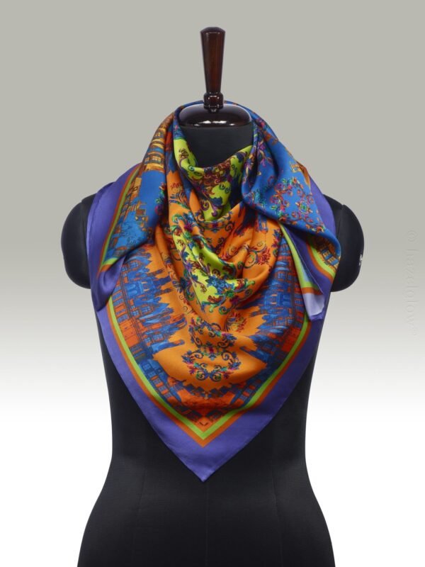 Fashion Silk Scarf 27 | Luxury Designer Silk Scarves for Women’s by Hazelglow Store