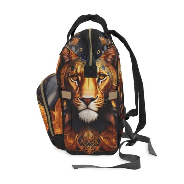 Multifunctional Diaper Backpack Parisian Tigress Collection 01 Hazelglow