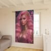 Blackout Curtain Luxury LifeStyle Barbie Art Collection Hazelglow  B-1