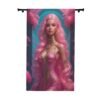 Blackout Curtain Luxury LifeStyle Barbie Art Collection Hazelglow B-2