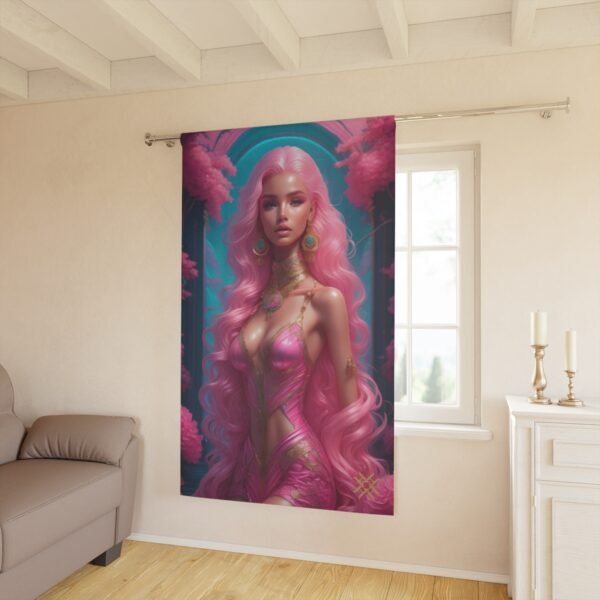 Blackout Curtain Luxury LifeStyle Barbie Art Collection Hazelglow B-2