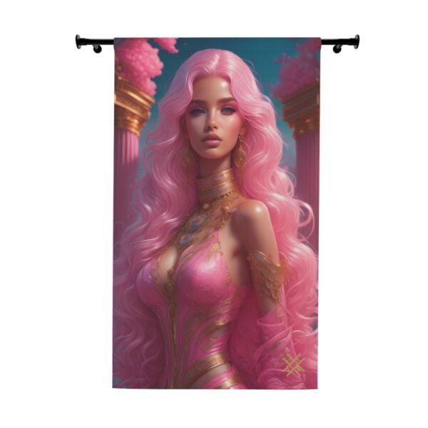 Blackout Curtain Luxury LifeStyle Barbie Art Collection Hazelglow  B-4