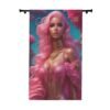 Blackout Curtain Luxury LifeStyle Barbie Art Collection Hazelglow B-5