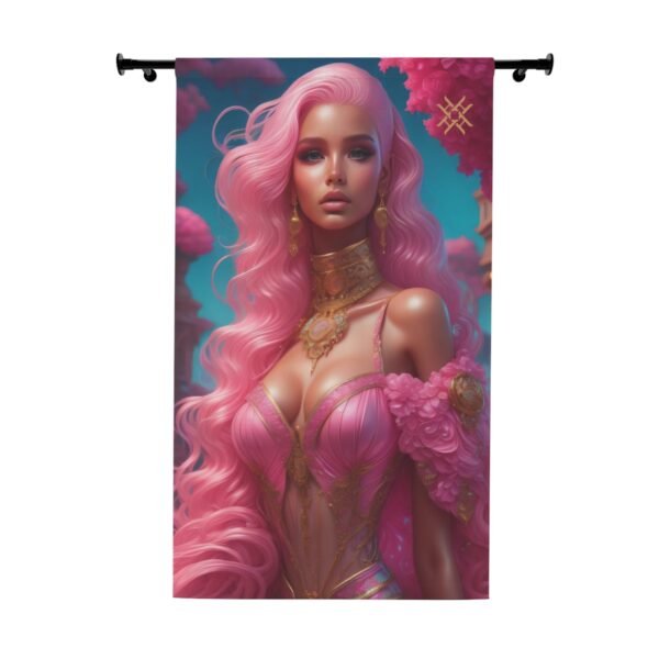 Blackout Curtain Luxury LifeStyle Barbie Art Collection Hazelglow B-5