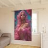 Blackout Curtain Luxury LifeStyle Barbie Art Collection Hazelglow B-5