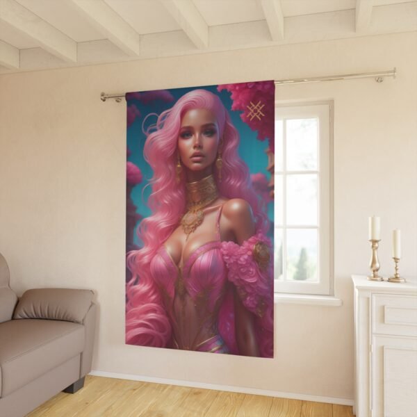 Blackout Curtain Luxury LifeStyle Barbie Art Collection Hazelglow B-5