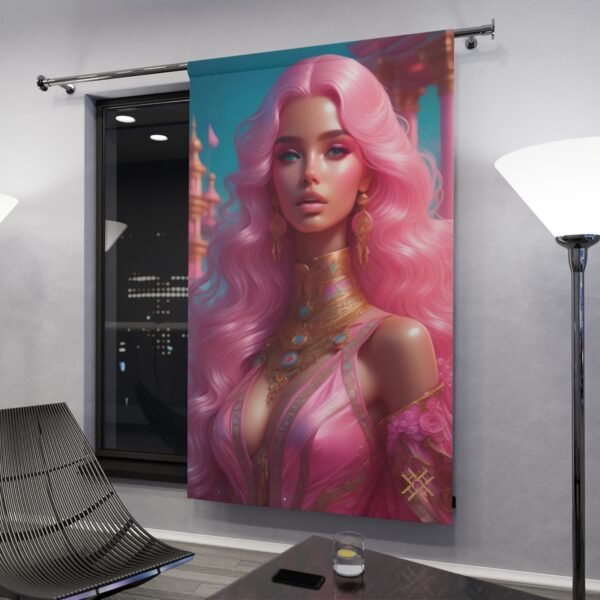 Blackout Curtain Luxury LifeStyle Barbie Art Collection Hazelglow B-10