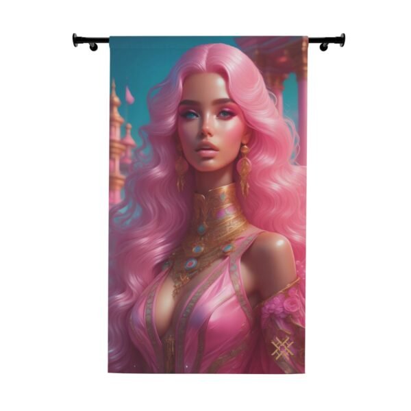 Blackout Curtain Luxury LifeStyle Barbie Art Collection Hazelglow B-10