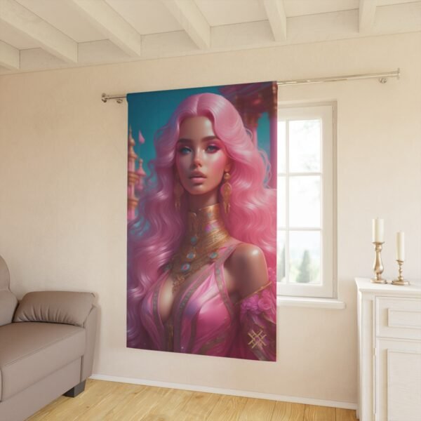 Blackout Curtain Luxury LifeStyle Barbie Art Collection Hazelglow B-10