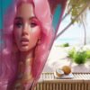 Blackout Curtain Luxury LifeStyle Barbie Art Collection Hazelglow B-10