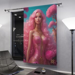 Blackout Curtain Luxury LifeStyle Barbie Art Collection Hazelglow B-14