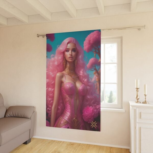 Blackout Curtain Luxury LifeStyle Barbie Art Collection Hazelglow B-14