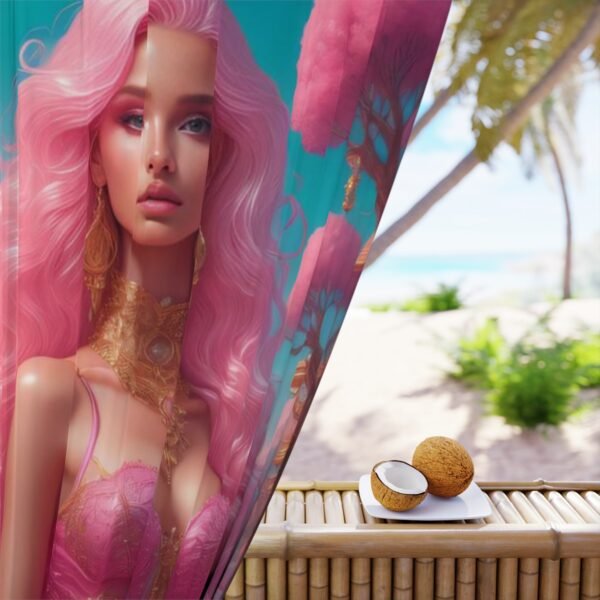 Blackout Curtain Luxury LifeStyle Barbie Art Collection Hazelglow B-14
