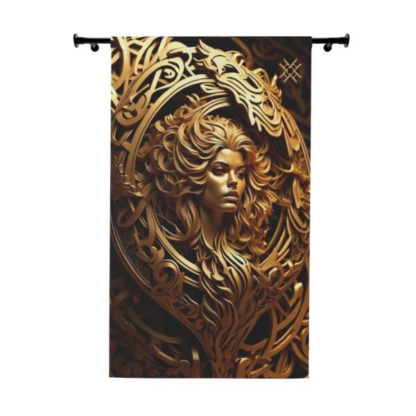 Blackout Curtain Luxury LifeStyle Sculpture Art Collection Hazelglow C-37