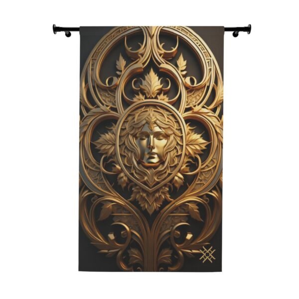 Blackout Curtain Luxury LifeStyle Sculpture Art Collection Hazelglow C-86