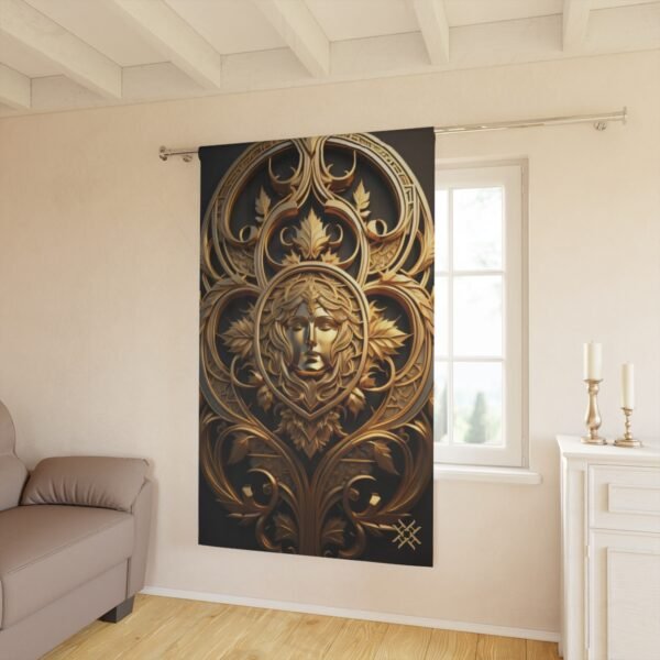 Blackout Curtain Luxury LifeStyle Sculpture Art Collection Hazelglow C-86