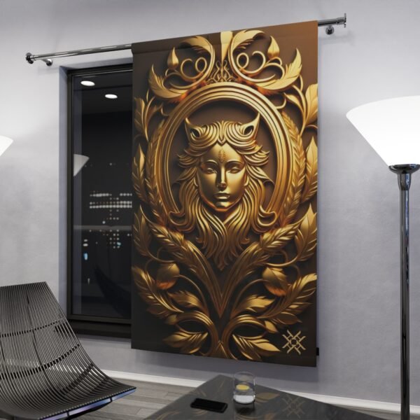 Blackout Curtain Luxury LifeStyle Sculpture Art Collection Hazelglow C-82