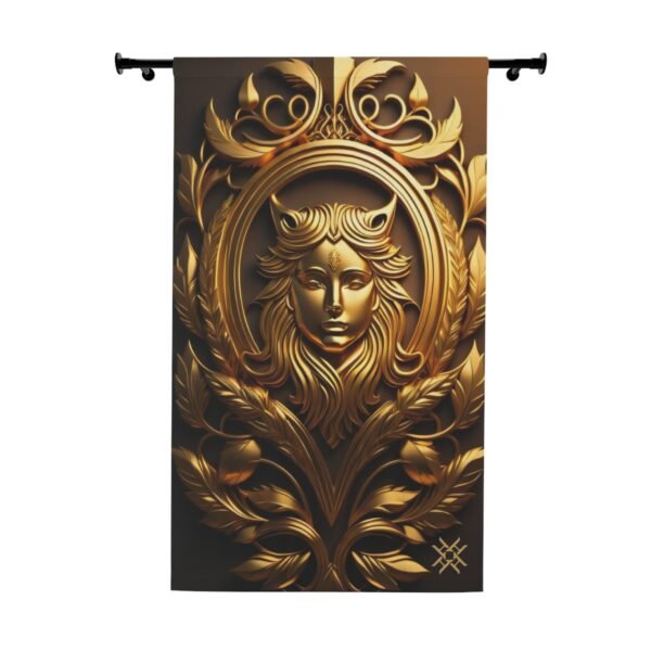 Blackout Curtain Luxury LifeStyle Sculpture Art Collection Hazelglow C-82