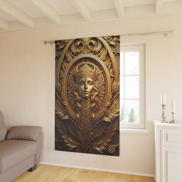 Blackout Curtain Luxury LifeStyle Sculpture Art Collection Hazelglow C-925