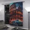 Blackout Curtain Luxury LifeStyle Vintage Car Art Collection Hazelglow  V-1