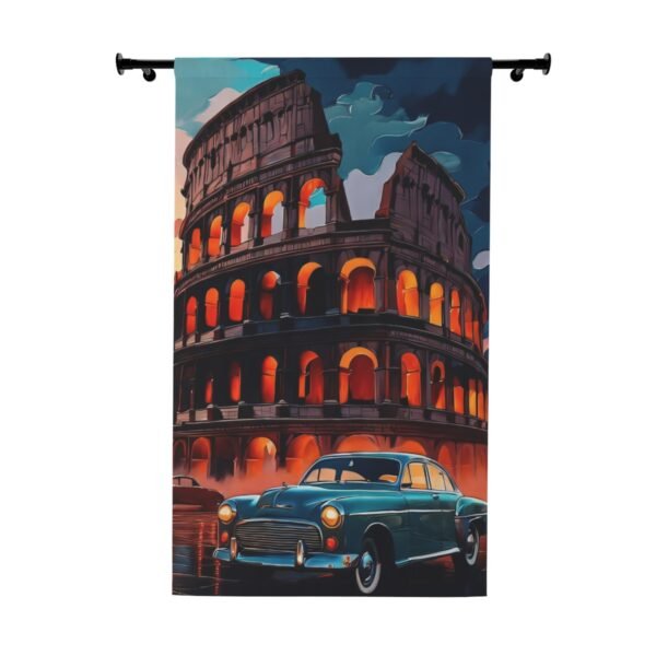 Blackout Curtain Luxury LifeStyle Vintage Car Art Collection Hazelglow  V-1