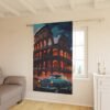 Blackout Curtain Luxury LifeStyle Vintage Car Art Collection Hazelglow  V-1