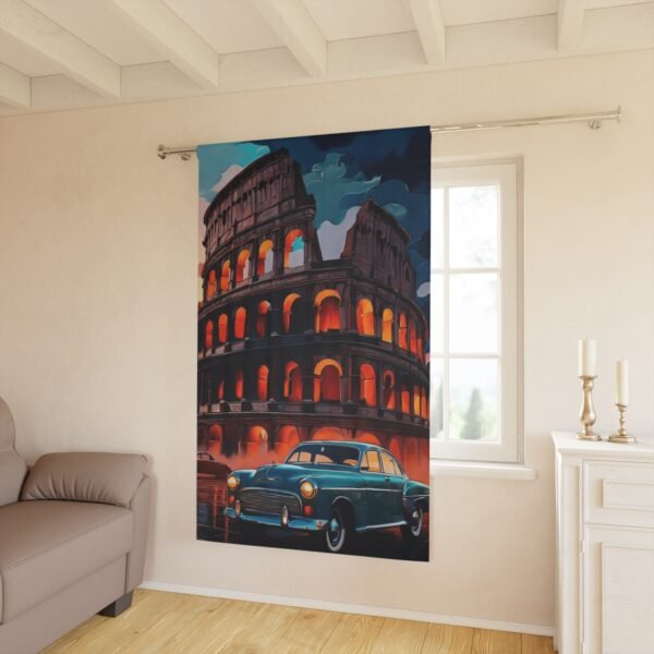 Blackout Curtain Luxury LifeStyle Vintage Car Art Collection Hazelglow  V-1