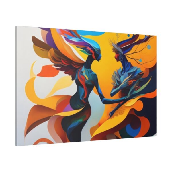 Matte Canvas, Stretched, 0.75" Lovers Art