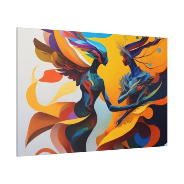 Matte Canvas, Stretched, 0.75" Lovers Art