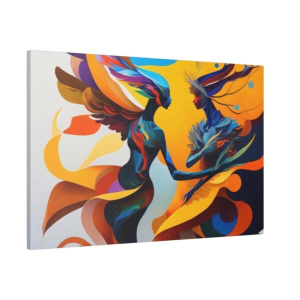 Matte Canvas, Stretched, 0.75" Lovers Art