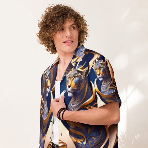 Luxury LifeStyle Designer Unisex Button Shirt Hazelglow