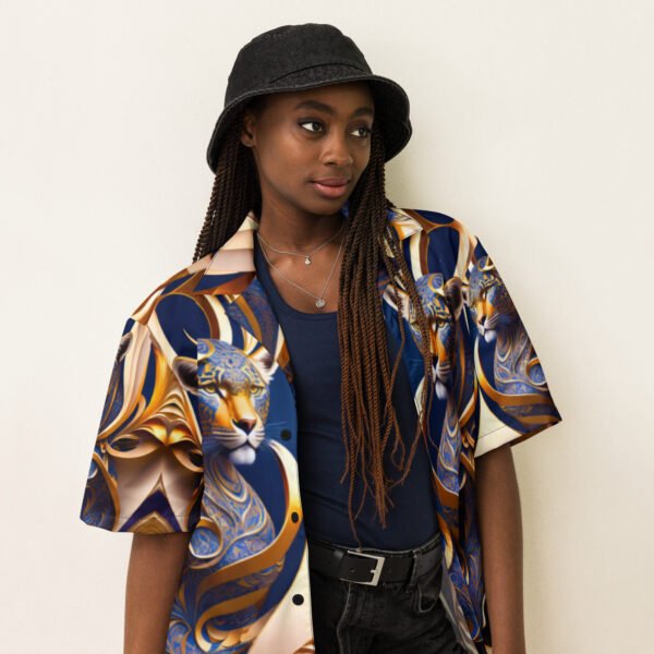 Luxury LifeStyle Designer Unisex Button Shirt Hazelglow